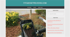 Desktop Screenshot of fitgadgetreviews.com